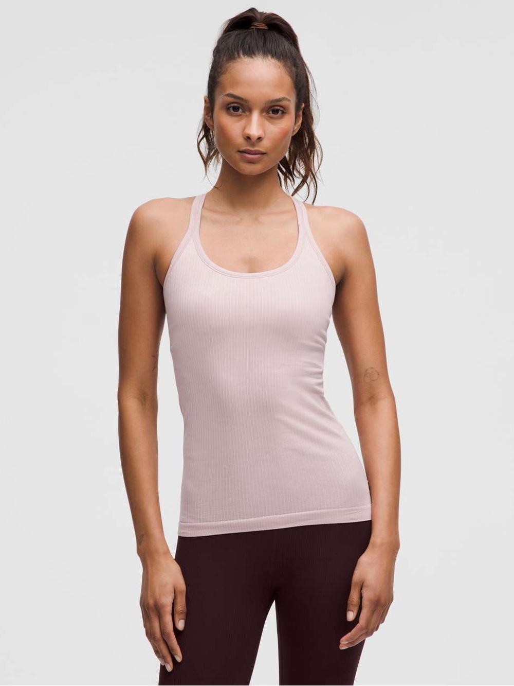 Lululemon Ebb to Street Tank Top *Light Support Pink Haze Size 6